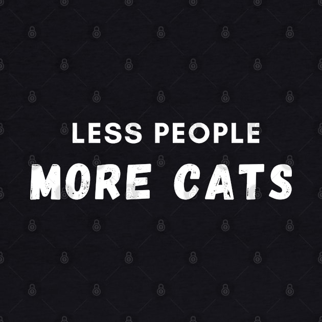 Less People More Cats by MikeMeineArts